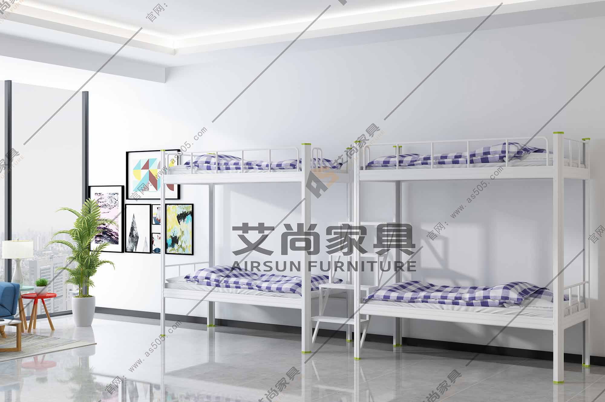 學生宿舍雙層鐵床